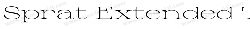 Sprat Extended Thin字体转换